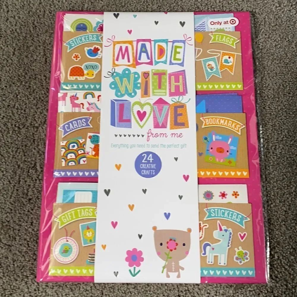 Kids Crafts - Made With Love From Me - 24 individual craft activities! NWT
